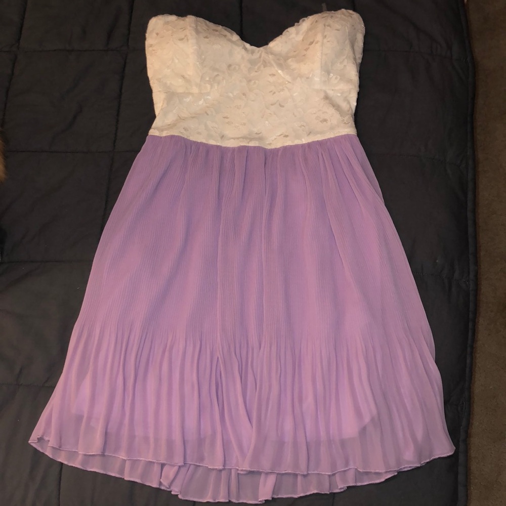 Strapless dress